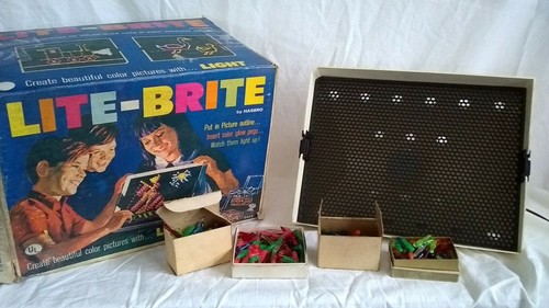 Vintage 1967 hasbro - hasbro, lite-brite