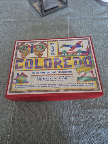 Jeu ancien coloredo - jeu,