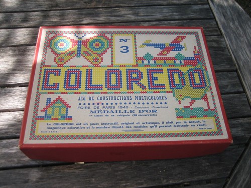 Ancien jeu constructions - ancien, de