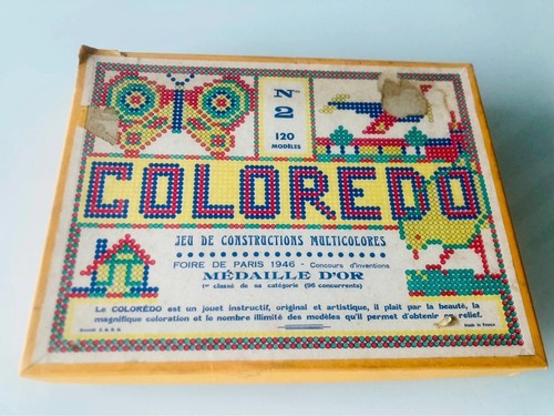 Jouet ancien coloredo jeu - coloredo, de