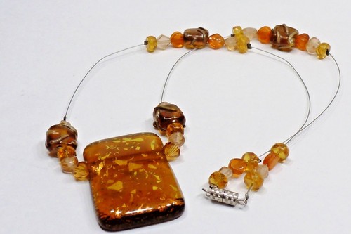 A68 amber color dichroic - amber,
