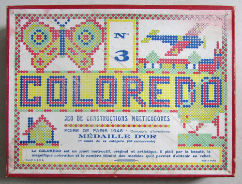 Ancien jeu constructions - ancien, de